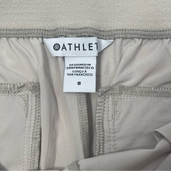 NWT Athleta Brooklyn Heights Jogger Beige Tan Travel Lightweight Size 8 - Picture 6 of 6